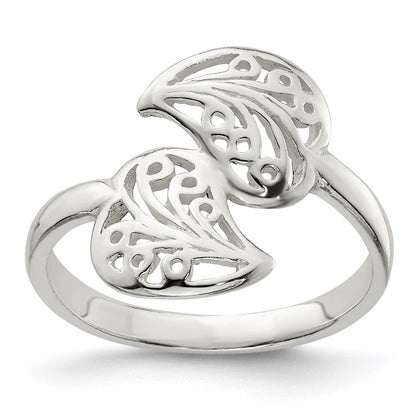 Sterlingsilber Poliert Filigran Ring