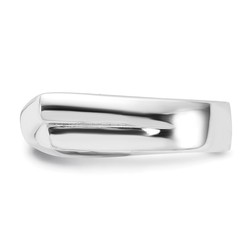 Sterlingsilber Flach Oberteil Ring