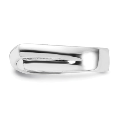 Sterlingsilber Flach Oberteil Ring