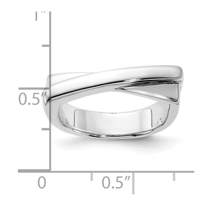 Sterlingsilber Flach Oberteil Ring