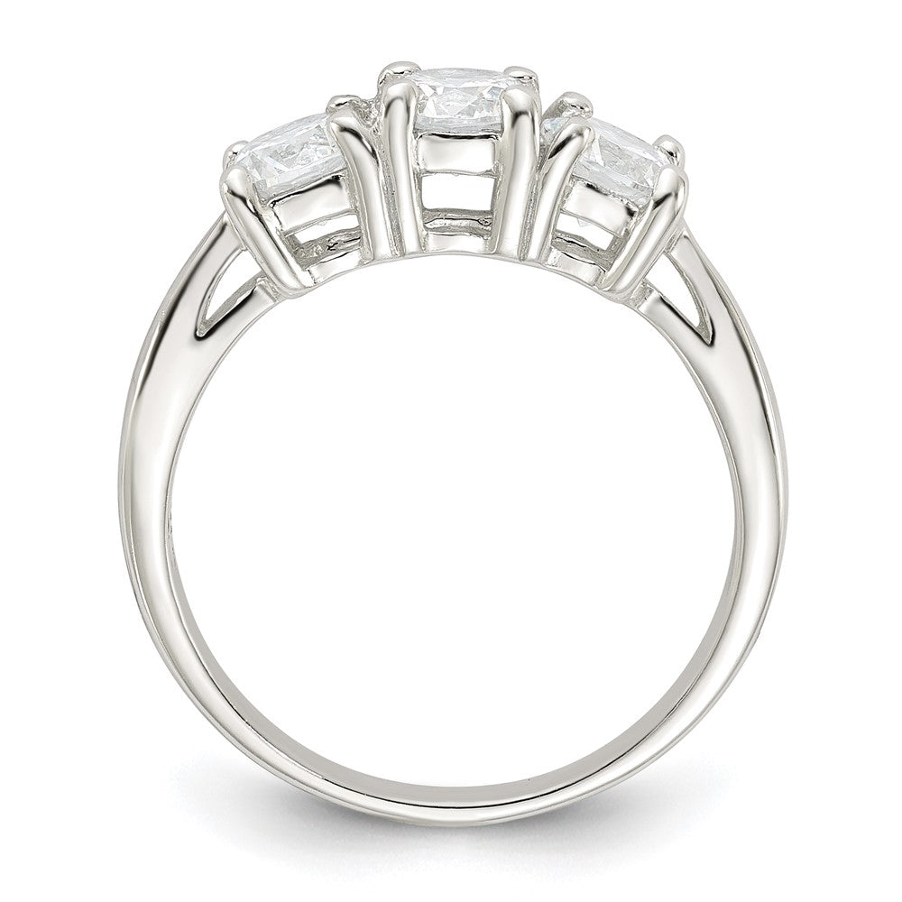 Sterlingsilber Zirkonia Ring (size 8 Nur)