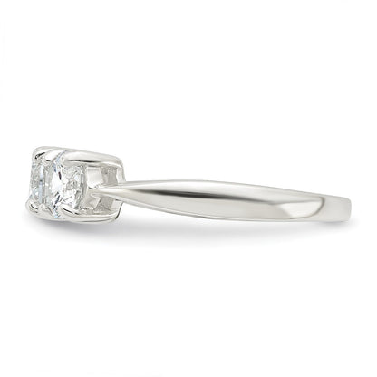 Sterlingsilber Zirkonia Ring (size 8 Nur)