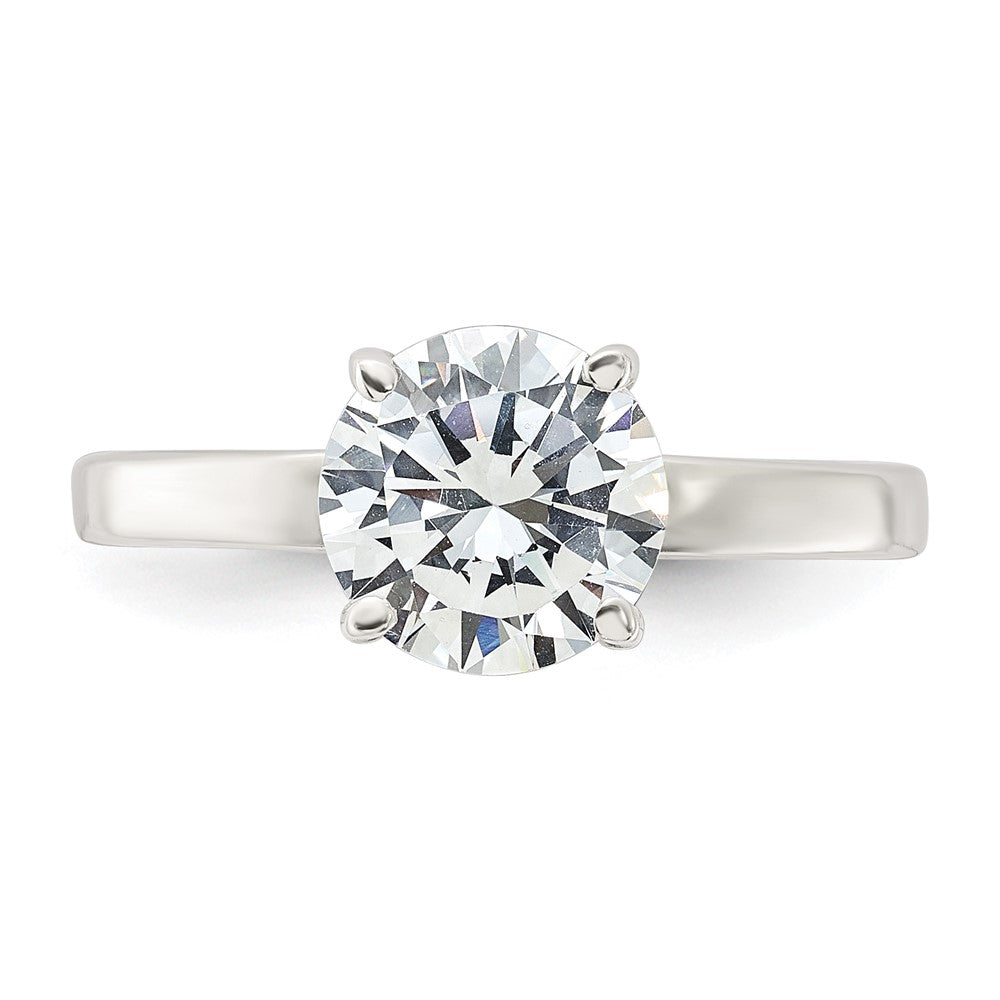 Sterlingsilber Poliert Zirkonia Ring