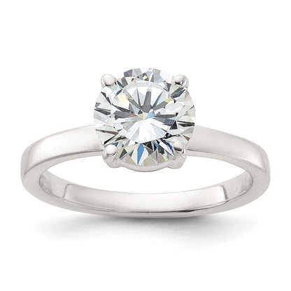 Sterlingsilber Poliert Zirkonia Ring