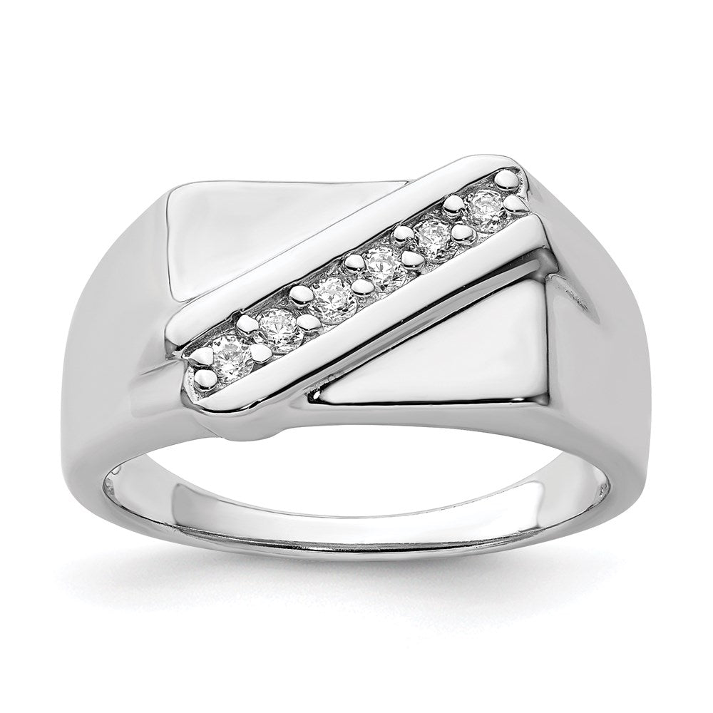 Sterlingsilber Rhodiniert Fantasie Zirkonia Ring