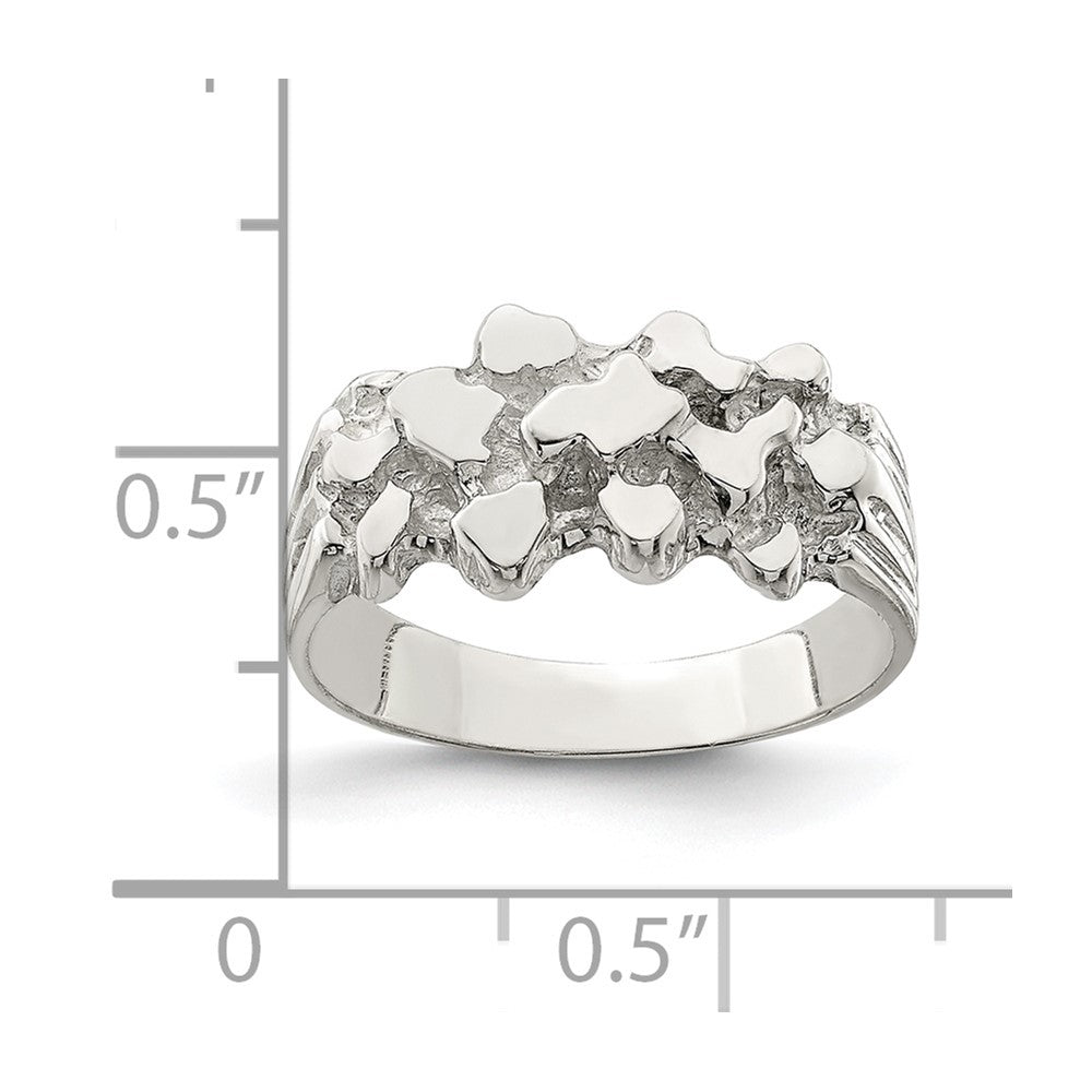 Sterlingsilber Woman Nugget Ring