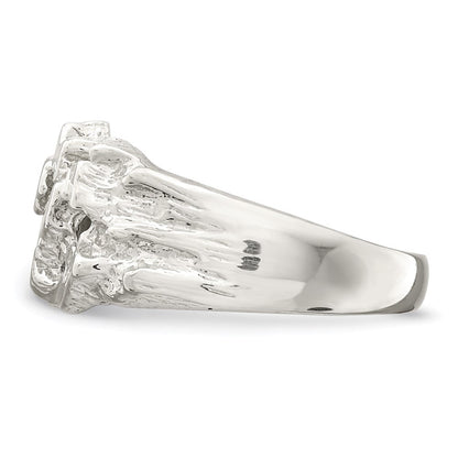 Sterlingsilber Herren Nugget Ring