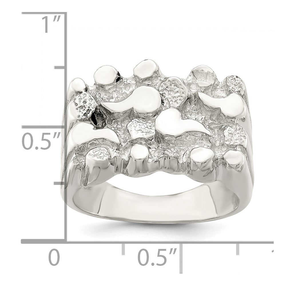 Sterlingsilber Woman Nugget Ring