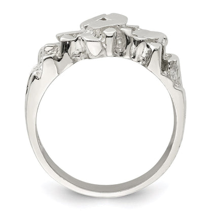 Sterlingsilber Herren Nugget Ring