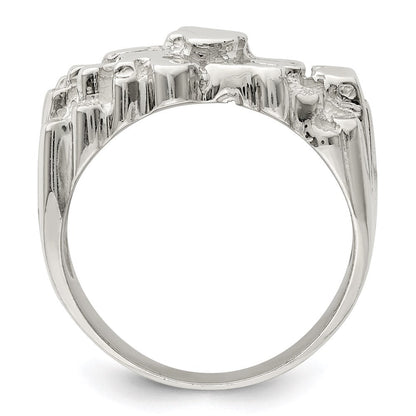Sterlingsilber Herren Nugget Ring