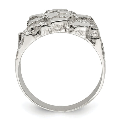 Sterlingsilber Herren Nugget Ring