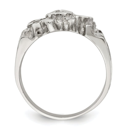 Sterlingsilber Herren Nugget Ring