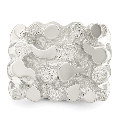 Sterlingsilber Herren Nugget Ring