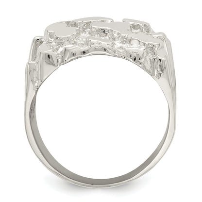Sterlingsilber Herren Nugget Ring
