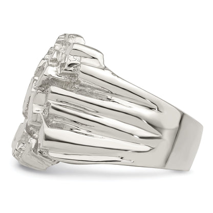 Sterlingsilber Herren Nugget Ring