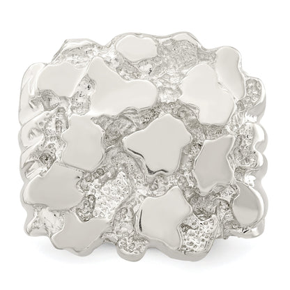 Sterlingsilber Herren Nugget Ring