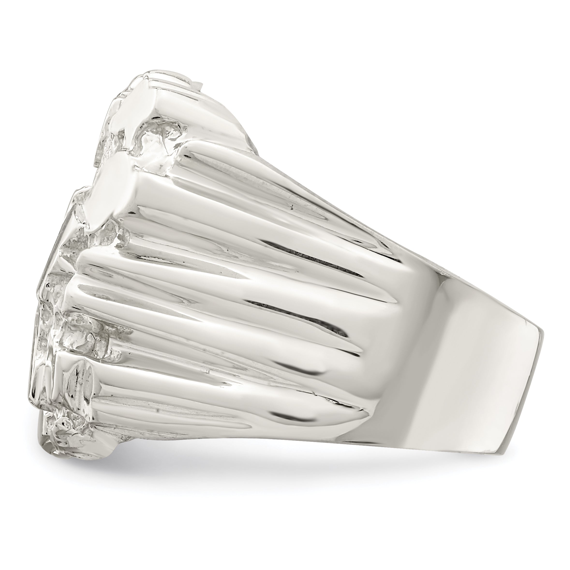 Sterlingsilber Herren Nugget Ring