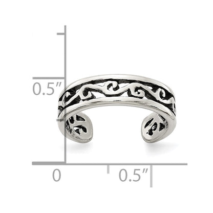 Sterlingsilber Zehenring