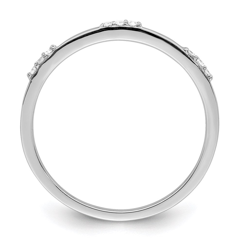 Sterlingsilber Rhodiniert Diamant Ring