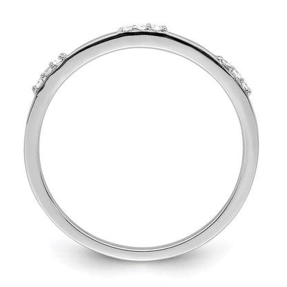 Sterlingsilber Rhodiniert Diamant Ring