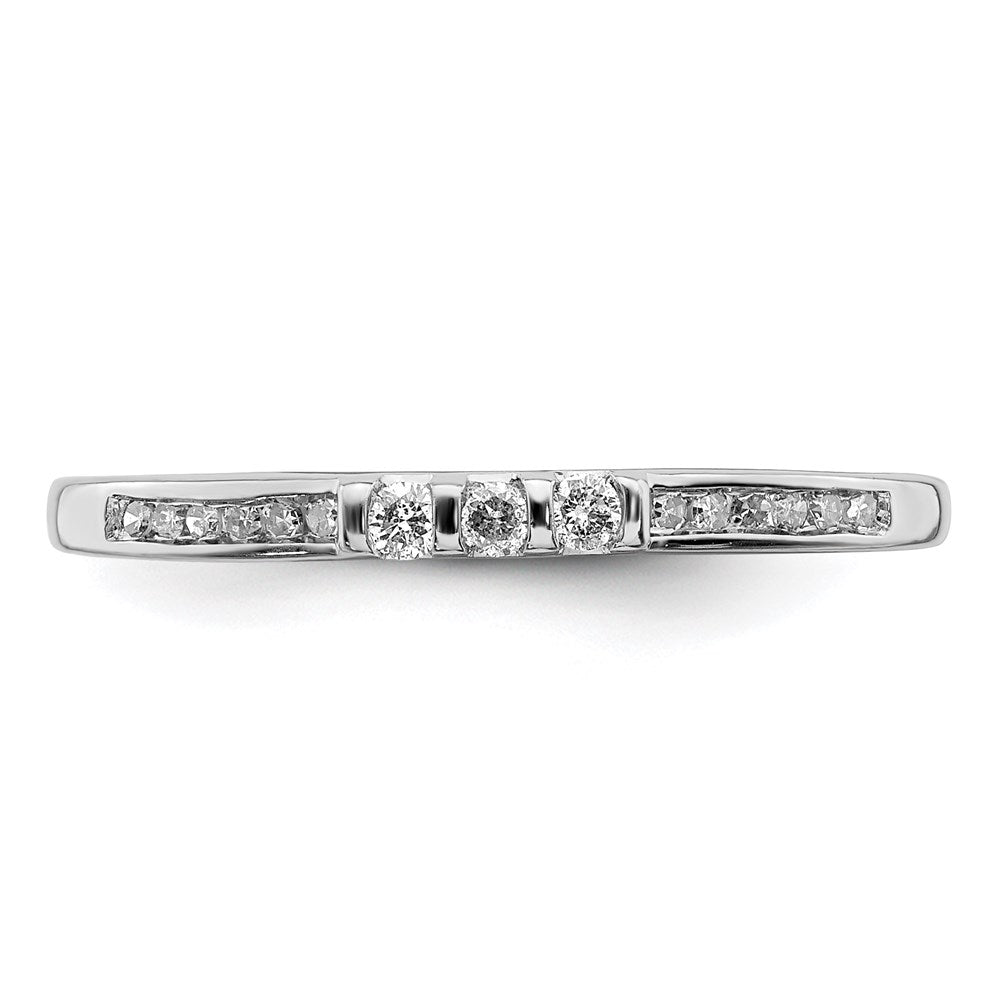 Sterlingsilber Rhodiniert Diamant Ring