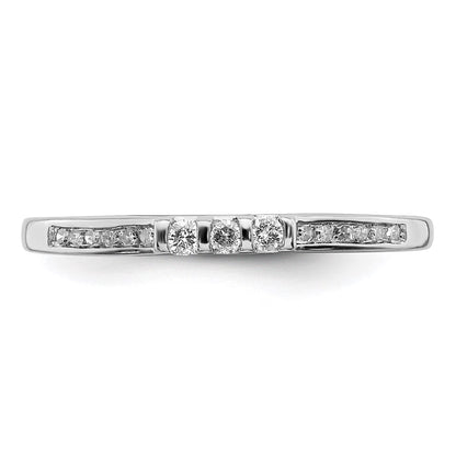 Sterlingsilber Rhodiniert Diamant Ring