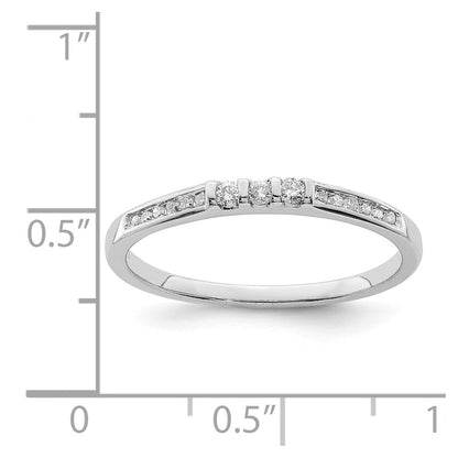 Sterlingsilber Rhodiniert Diamant Ring