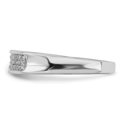 Sterlingsilber Rhodiniert Diamant Damen Ring