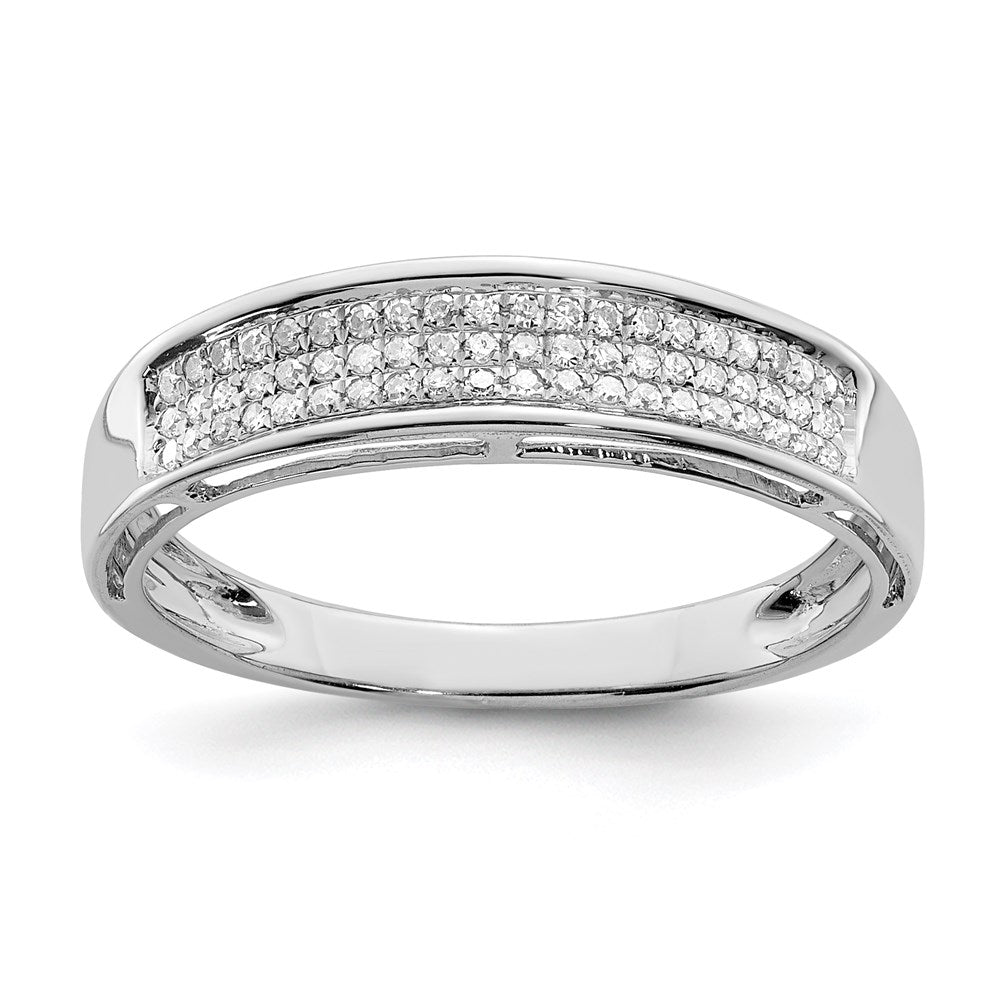 Sterlingsilber Rhodiniert Diamant Damen Ring