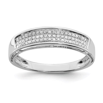 Sterlingsilber Rhodiniert Diamant Damen Ring