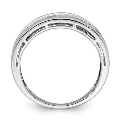 Sterlingsilber Rhodiniert Diamant Damen Ring