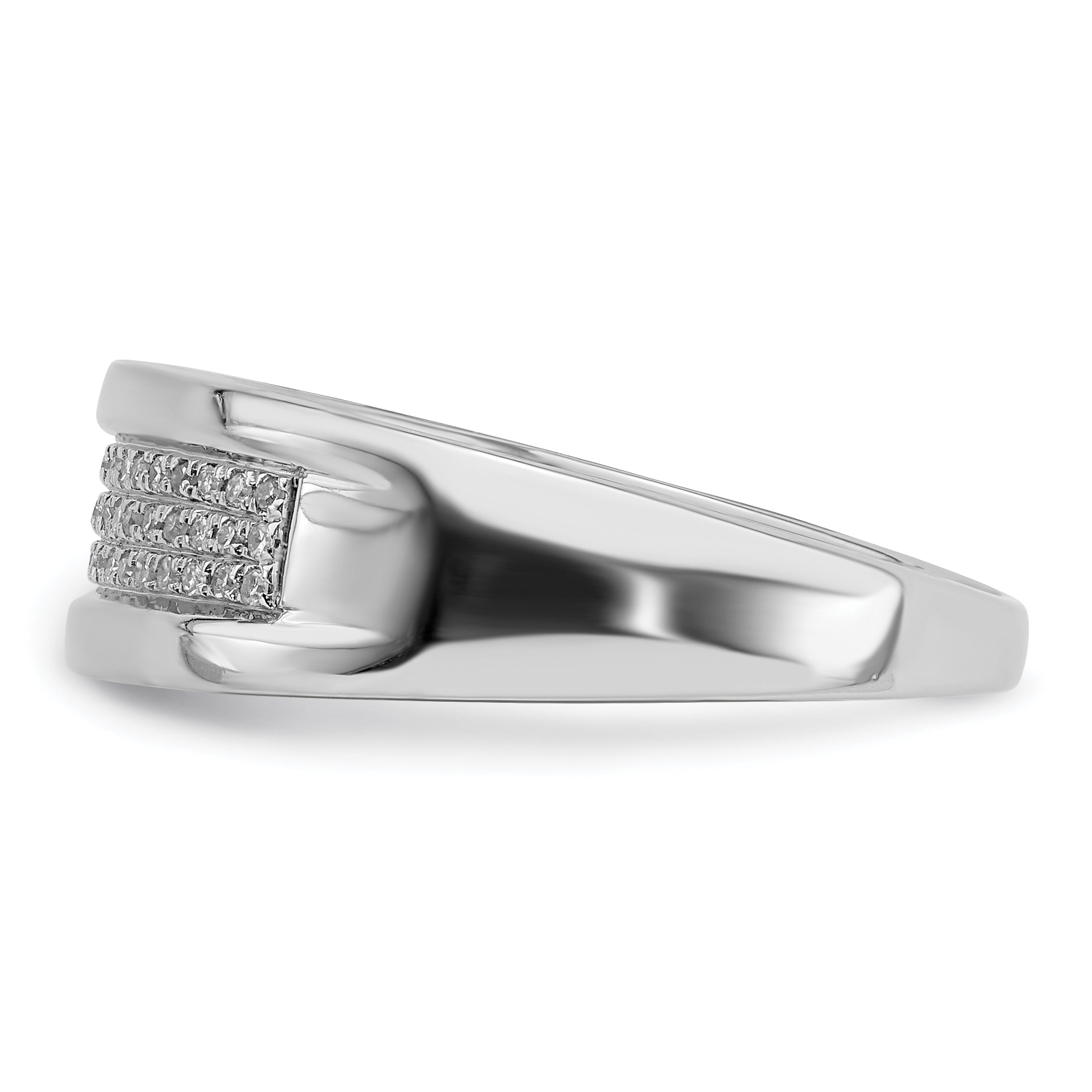 Sterlingsilber Rhodiniert Diamant Damen Ring