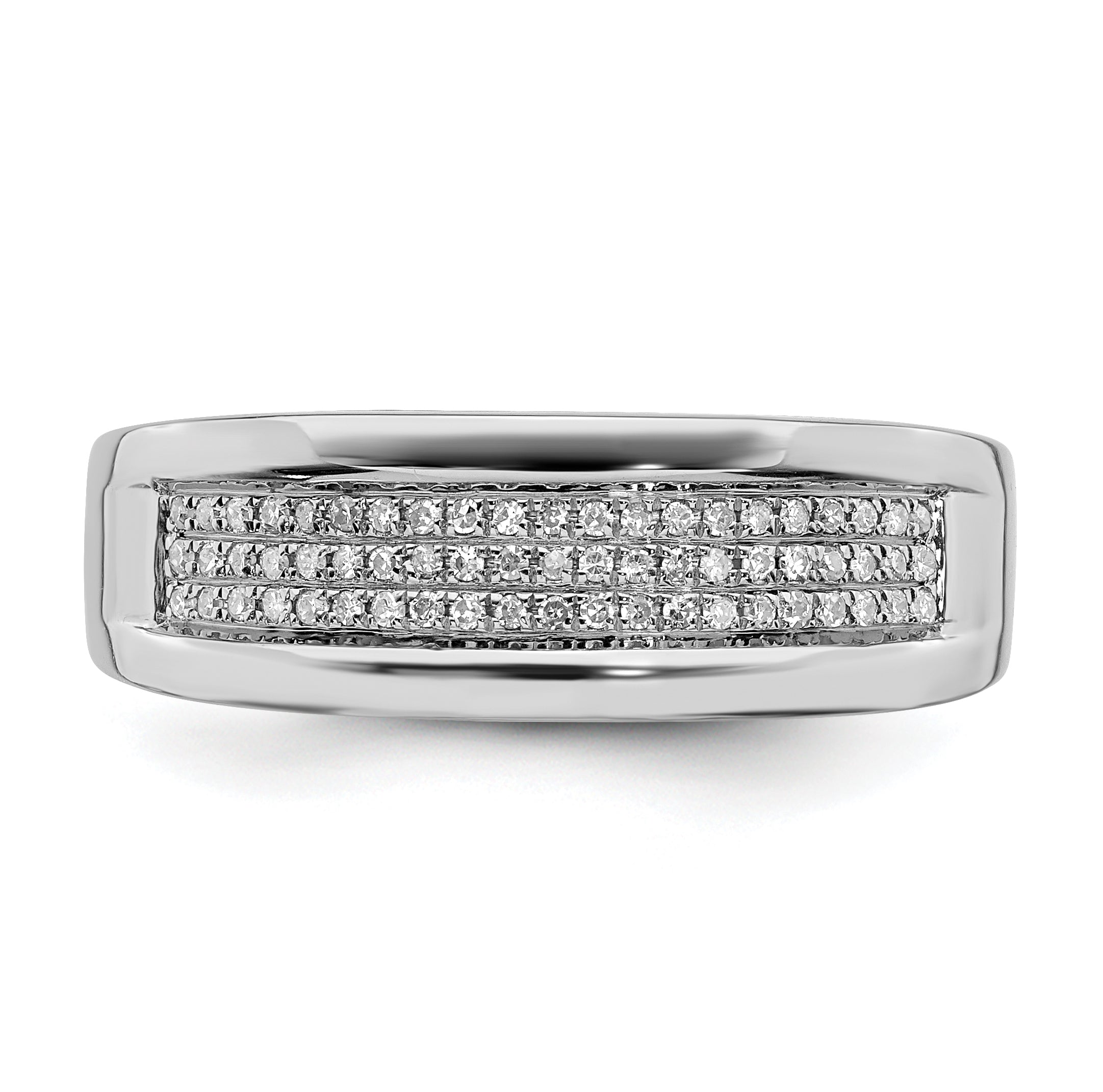 Sterlingsilber Rhodiniert Diamant Damen Ring