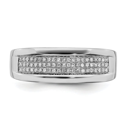 Sterlingsilber Rhodiniert Diamant Damen Ring