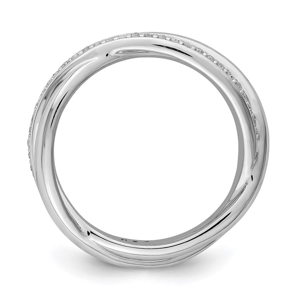 Sterlingsilber Rhodium Diamant Ring