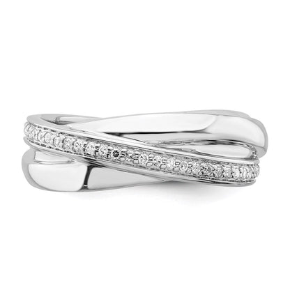 Sterlingsilber Rhodium Diamant Ring