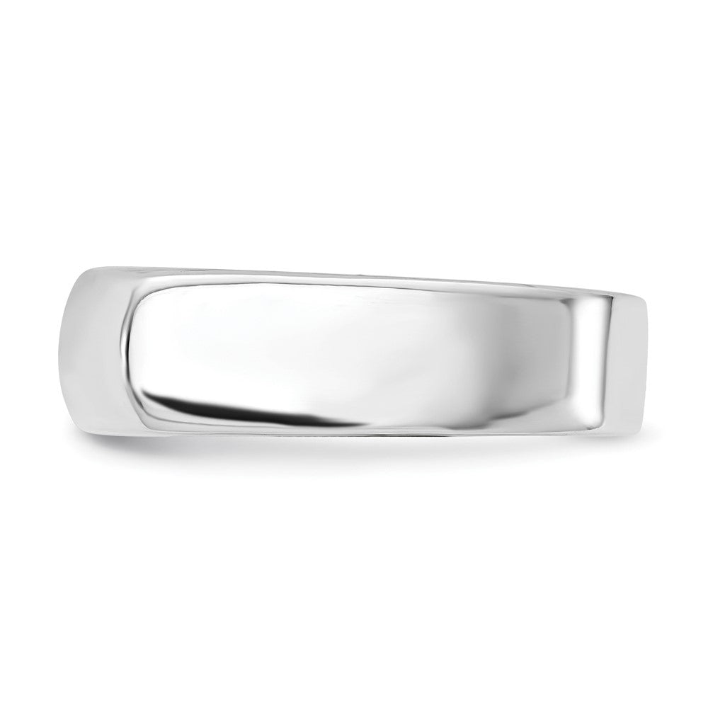 Sterlingsilber Poliert Quadratisch Gewölbt Ring