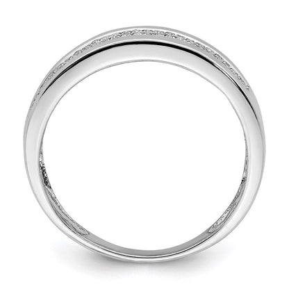 Sterlingsilber Rhodiniert Diamant Damen Ring