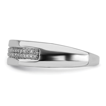 Sterlingsilber Rhodiniert Diamant Damen Ring