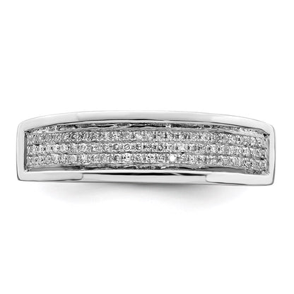 Sterlingsilber Rhodiniert Diamant Herren Ring