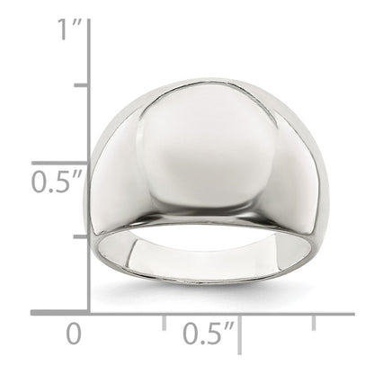 Sterlingsilber Poliert Cigar Ring