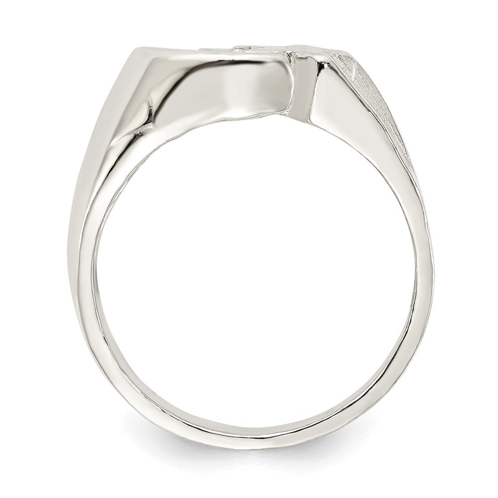 Sterlingsilber Mond & Stern Ring