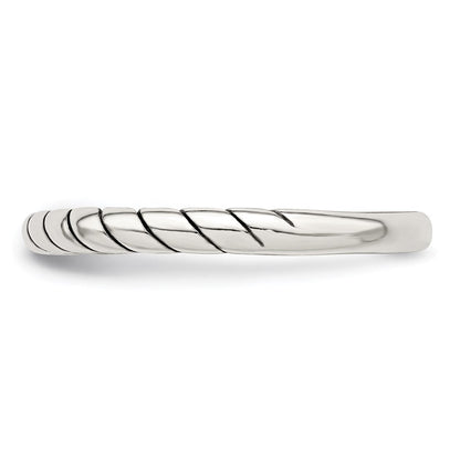 Sterlingsilber Stapelbar Gedreht Ring