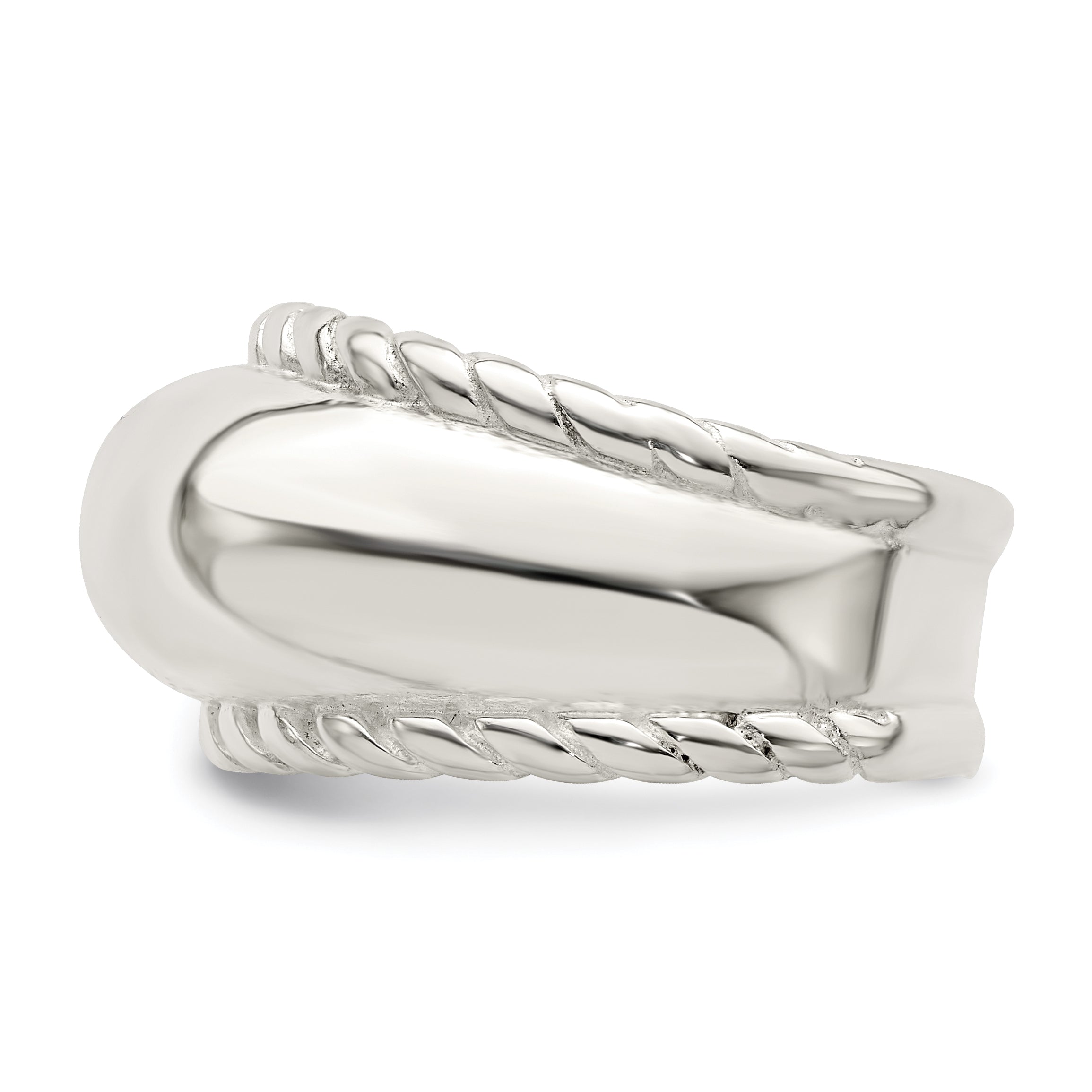 Sterlingsilber Gedreht Kuppel Ring
