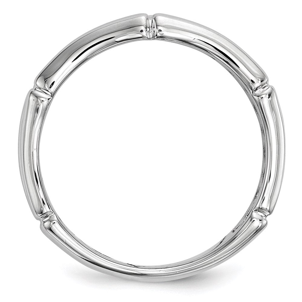 Sterlingsilber Weiß Nacht Rhodiniert Schwarz Diamant Herren Ring