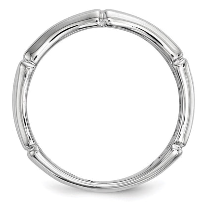 Sterlingsilber Weiß Nacht Rhodiniert Schwarz Diamant Herren Ring