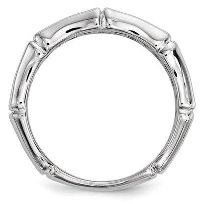 Sterlingsilber Weiß Nacht Rhodiniert Schwarz Diamant Herren Ring