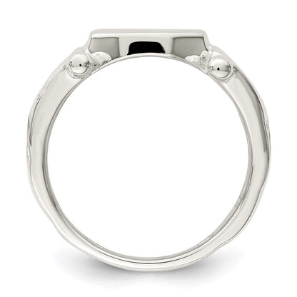 Sterlingsilber Fantasie Siegel Ring (size 8 Nur)