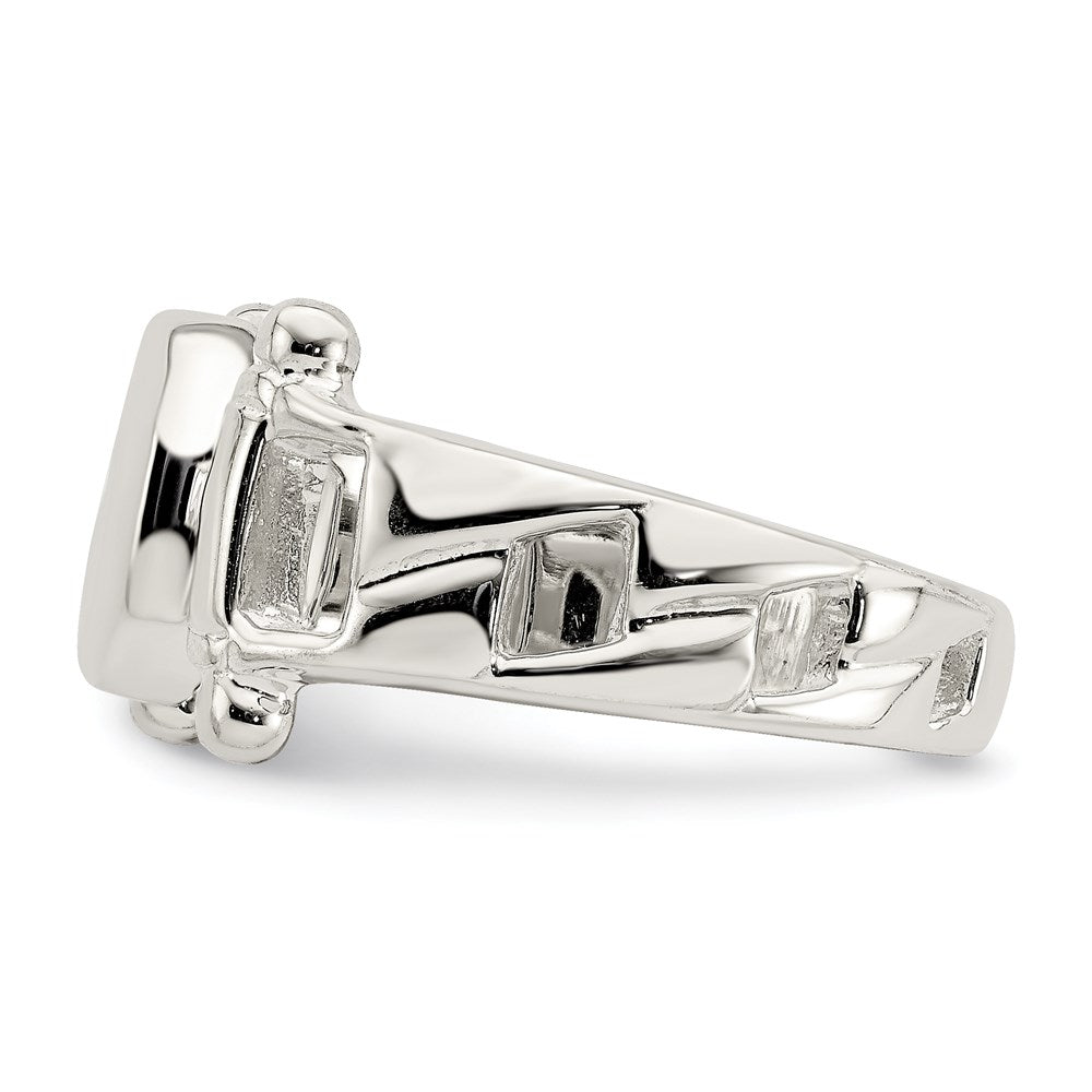 Sterlingsilber Fantasie Siegel Ring (size 8 Nur)