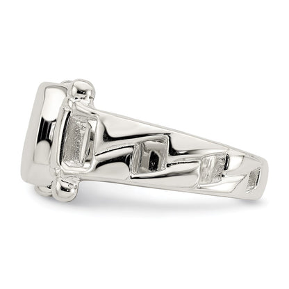 Sterlingsilber Fantasie Siegel Ring (size 8 Nur)